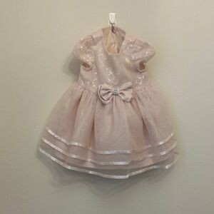 Biscotti Baby Cream Sequin‎ Dress
